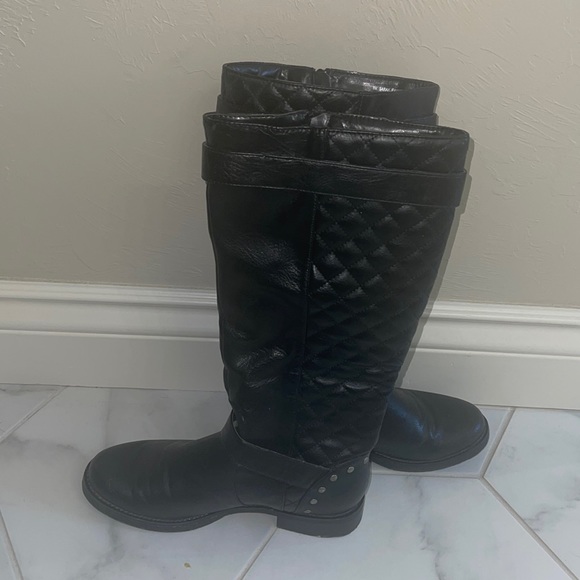 Black women's riding boots - Picture 3 of 5